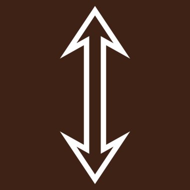 Dikey ince çizgi vektör simgesi ters çevir