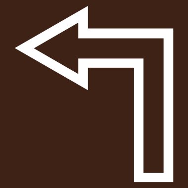 Sol ince çizgi vektör simge açmak