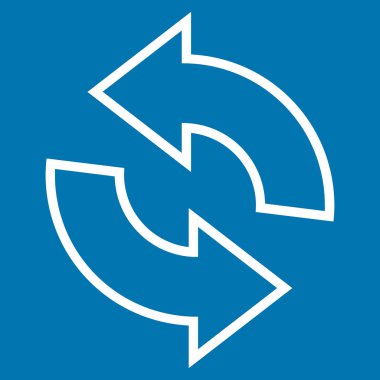 Kontur vektör simgesini Döndür