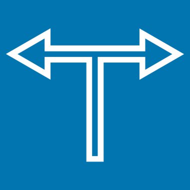 Kavşak yaptı şu kontur vektör simgesi