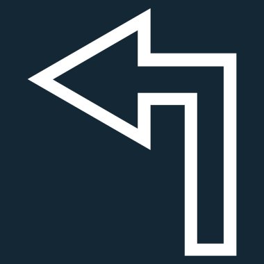 Sol anahat vektör simge açmak