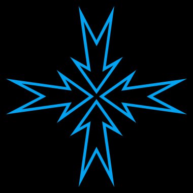 Oklar kontur vektör simge sıkıştırmak