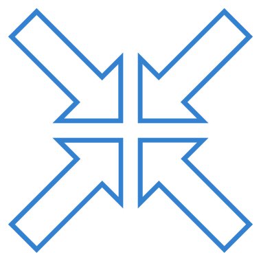 Toplantı noktası dağılımı vektör simgesi