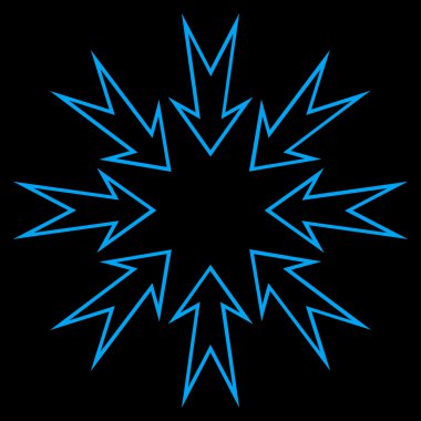 Oklar anahat vektör simge sıkıştırmak