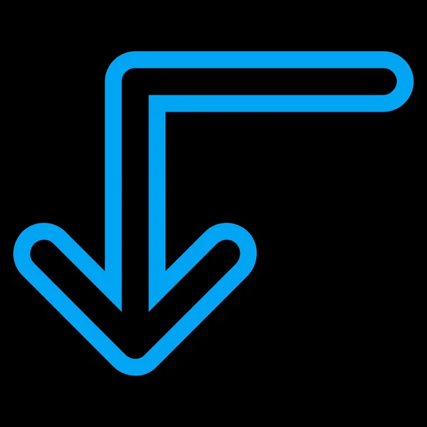 Éteignez l'icône vectorielle de l'AVC — Image vectorielle