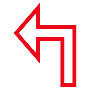 Sol kontur vektör simge açmak