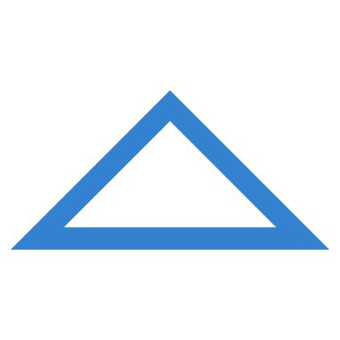 Kontur vektör simge yukarı ok ucu