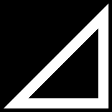 Anahat vektör simgesi aşağı ok ucu