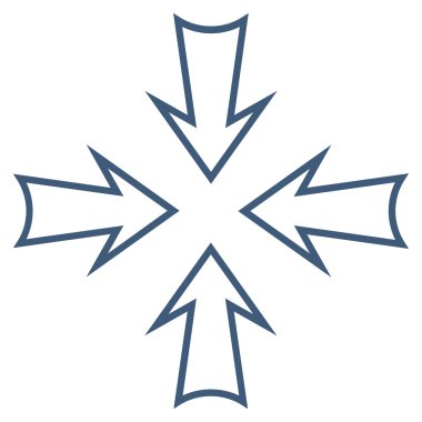 Oklar kontur vektör simge en aza indirmek