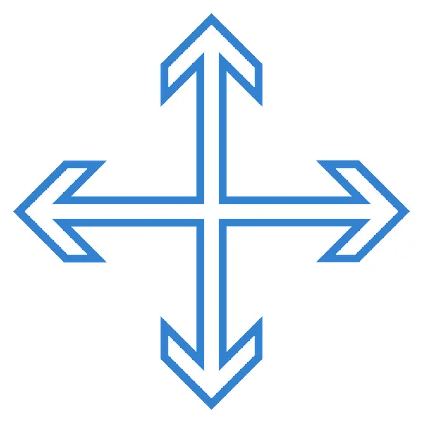 Икона "Тонкая линия стрел" — стоковый вектор