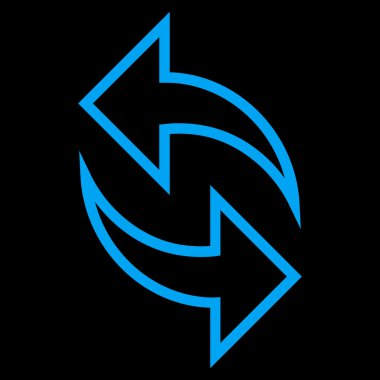 Oklar anahat vektör simge Yenile