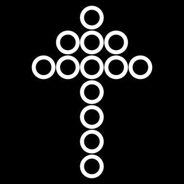 Yuvarlak anahat vektör simge yukarı ok