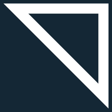 Kontur vektör simge yukarı ok ucu