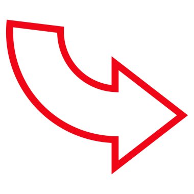 İnce çizgi vektör simge döndürmek