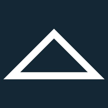 Kontur vektör simge yukarı ok ucu