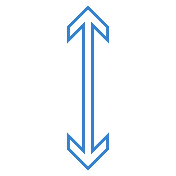 Icona vettoriale a profilo verticale Freccia di scambio — Vettoriale Stock