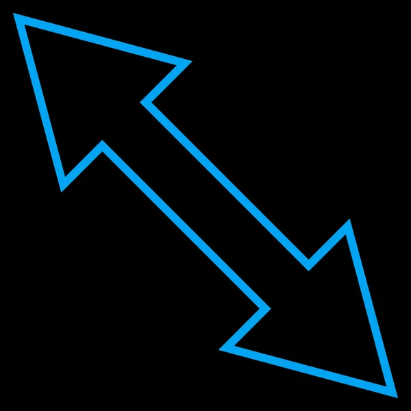 Flip Diagonal disposition vektor Icon — Stock vektor