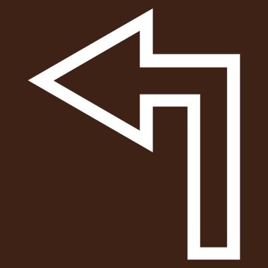 Sol kontur vektör simge açmak