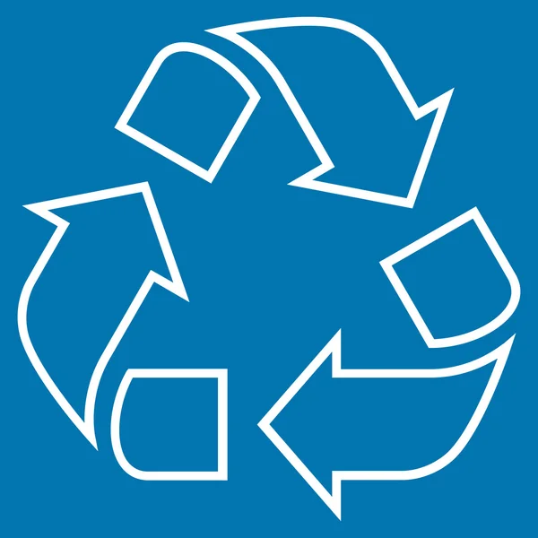 Recycle overzicht Vector Icon — Stockvector