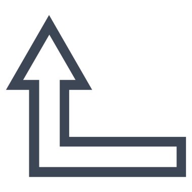 İnce çizgi vektör simge kadar açmak