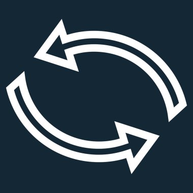 Update okları anahat vektör simgesi