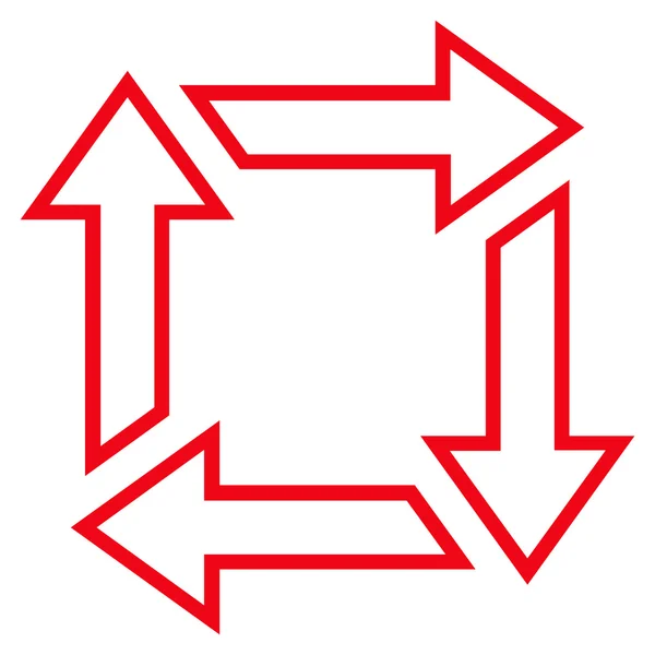Векторная икона "Квадратный цикл" — стоковый вектор
