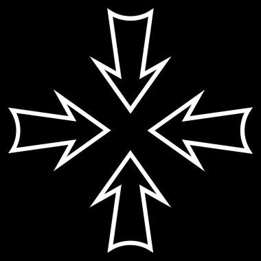 Oklar anahat vektör simge en aza indirmek