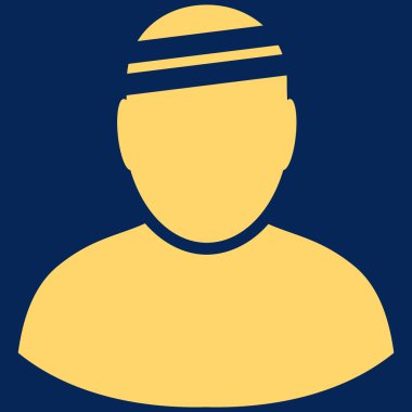 Patient Flat Vector Symbol