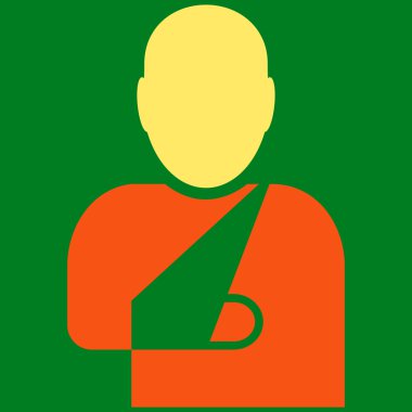 Patient Flat Vector Symbol