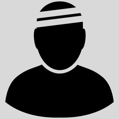 Patient Flat Vector Symbol