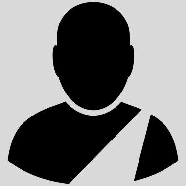 Patient Flat Vector Symbol