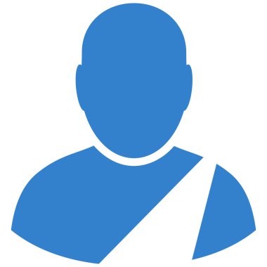 Patient Flat Vector Symbol