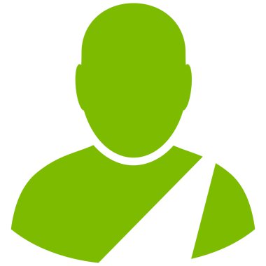 Patient Flat Vector Symbol