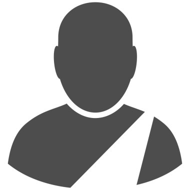 Patient Flat Vector Symbol