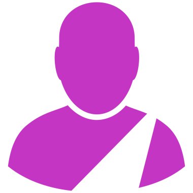 Patient Flat Vector Symbol