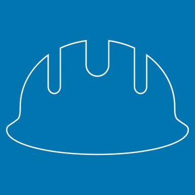 Oluşturucu işçisi anahat vektör simgesi