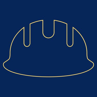 Oluşturucu işçisi anahat vektör simgesi