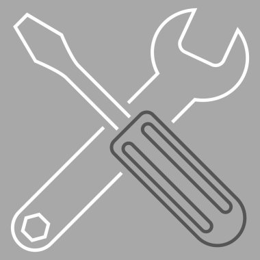 Seçenekleri anahat vektör simgesi