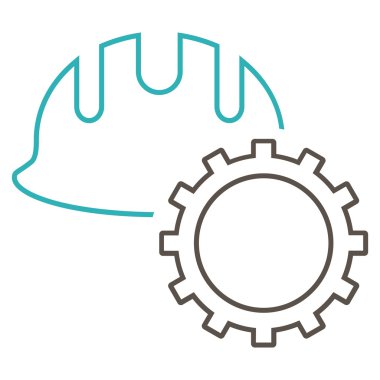 Geliştirme işçisi anahat vektör simgesi