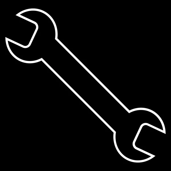 Ikona vektoru obrys klíče — Stockový vektor
