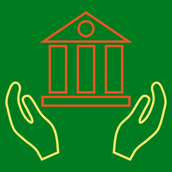 Bank Service overzicht Vector Icon — Stockvector