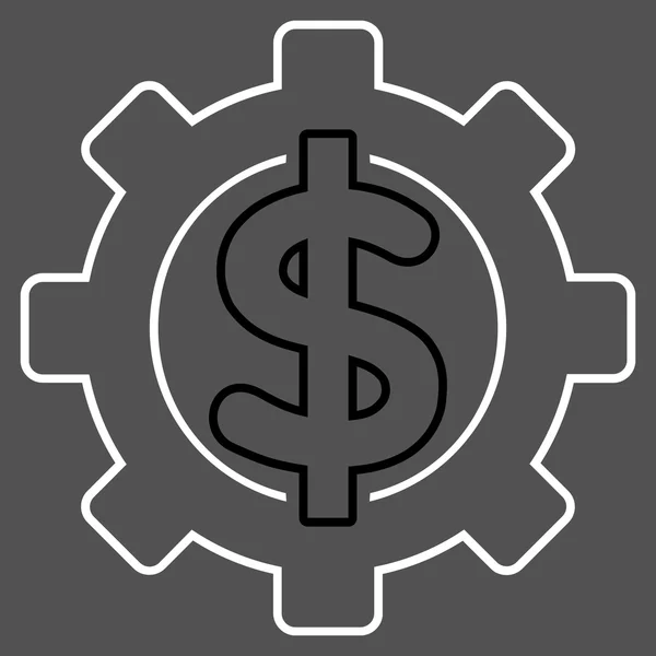 Financial Options Outline Vector Icon — Stock Vector