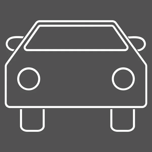 Auto Umriss Vektor-Symbol — Stockvektor