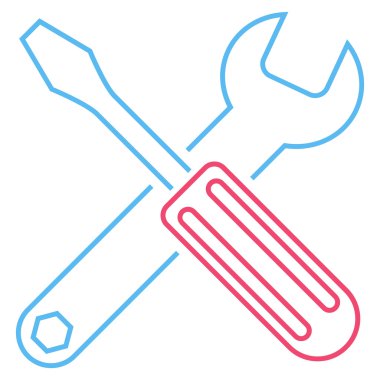 Seçenekleri anahat vektör simgesi