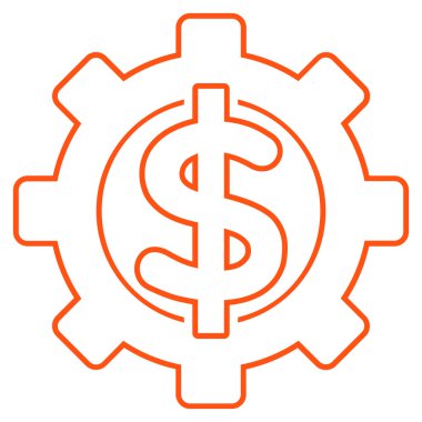 Mali seçenekleri anahat vektör simgesi