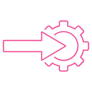 COG Tümleştirme anahat vektör simgesi