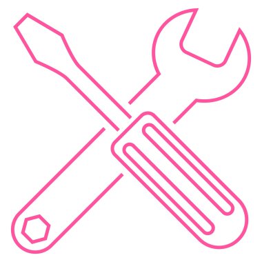 Seçenekleri anahat vektör simgesi