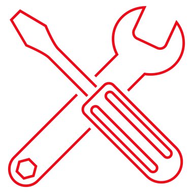 Seçenekleri anahat vektör simgesi