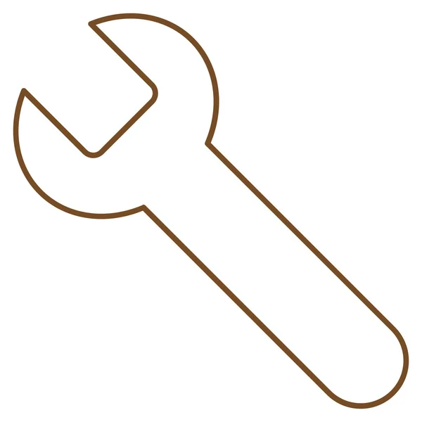 Векторная икона контура ключа — стоковый вектор