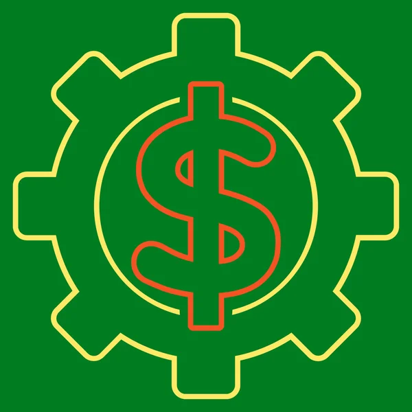 Financial Options Outline Glyph Icon